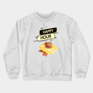 Happy Hour read and tea Crewneck Sweatshirt